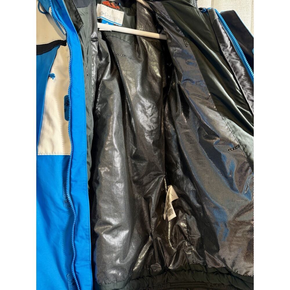 Columbia Whirlibird Interchange Omni-Heat Jacket Blue White Black Men’s L - Picture 4 of 16